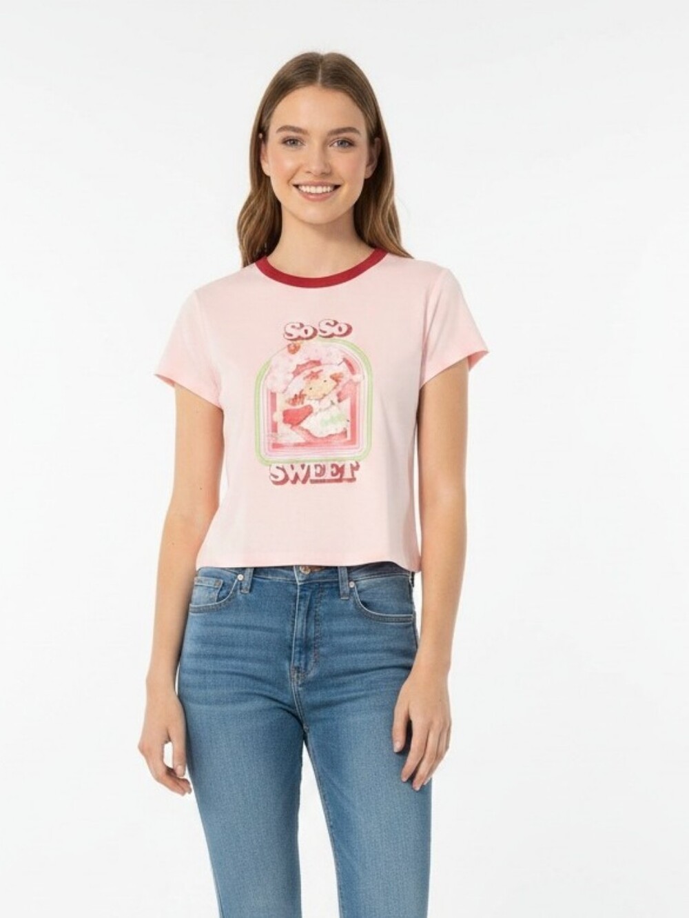 Strawberry Shortcake So So Sweet Pink Graphic Tee
